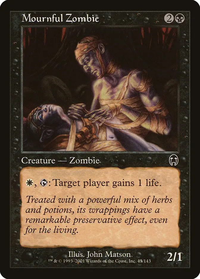 Mournful Zombie (Apocalypse)