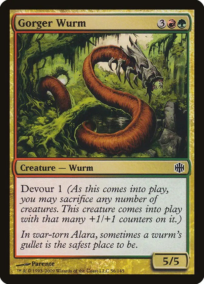 Gorger Wurm (Alara Reborn)