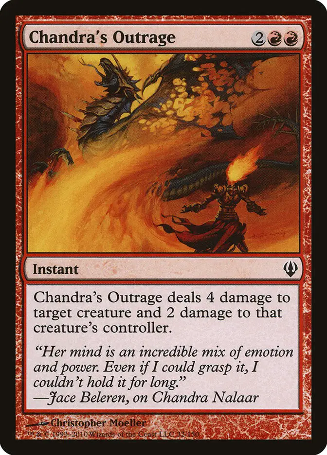 Chandra s Outrage (Archenemy)