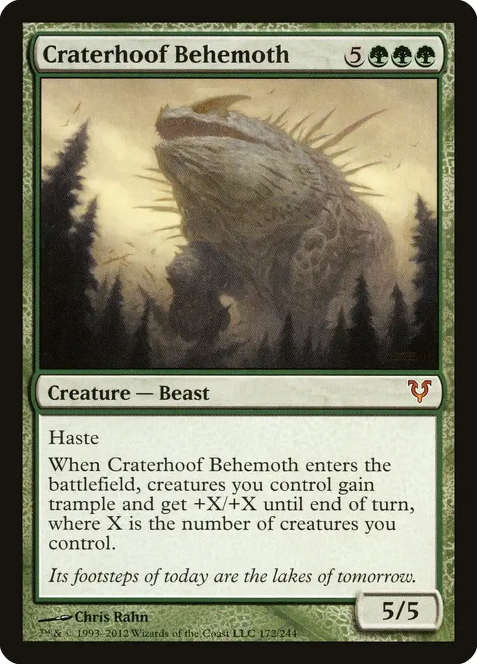 Craterhoof Behemoth (Avacyn Restored)