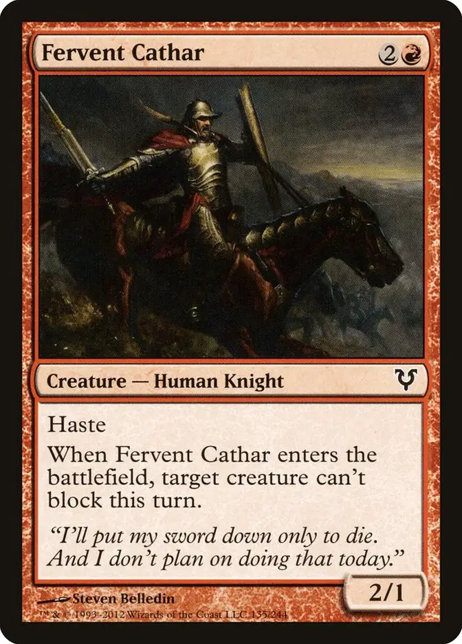 Fervent Cathar (Avacyn Restored)