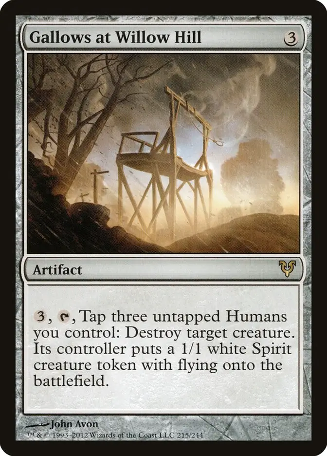 Gallows at Willow Hill (Avacyn Restored)