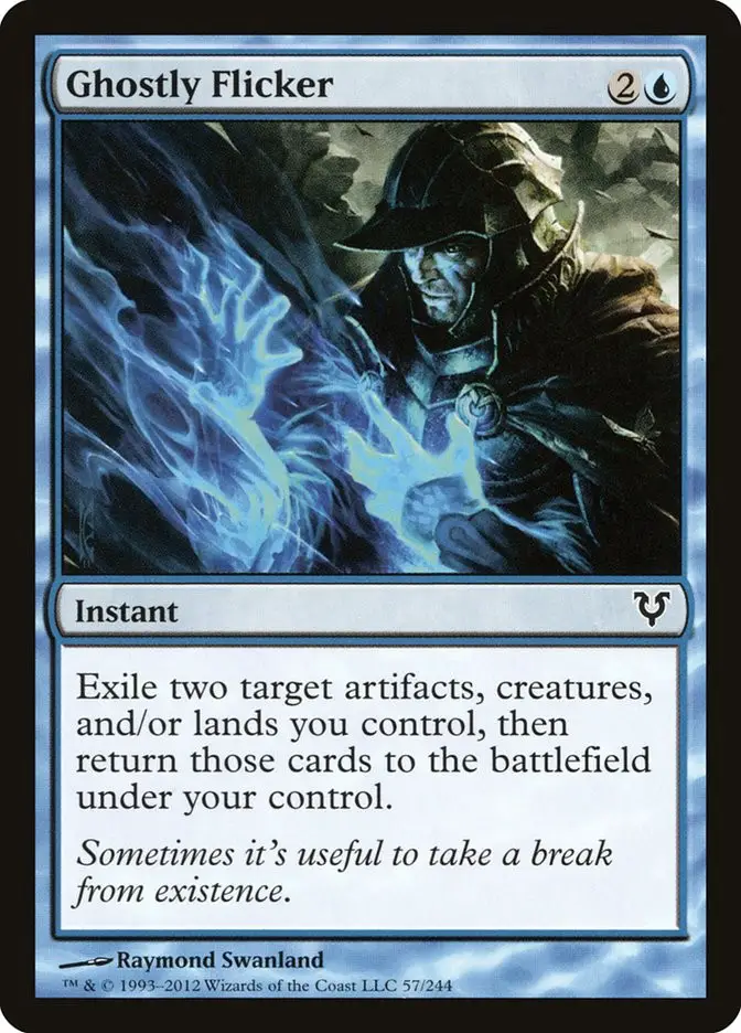 mtg ghostly flicker rules Ghostly Flicker (Avacyn Restored)