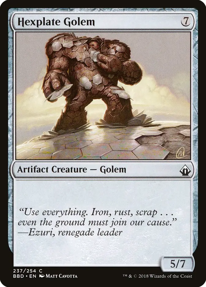 Hexplate Golem (Battlebond)