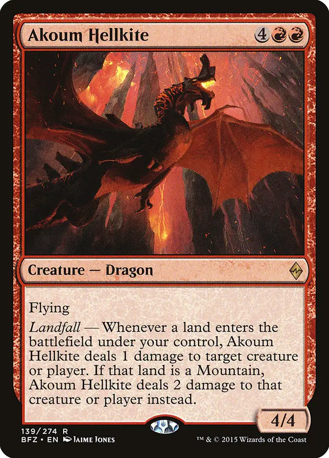 Akoum Hellkite (Battle for Zendikar)