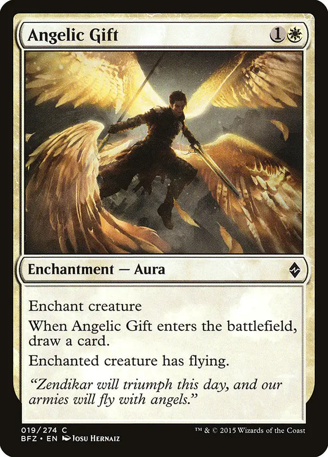 Angelic Gift (Battle for Zendikar)