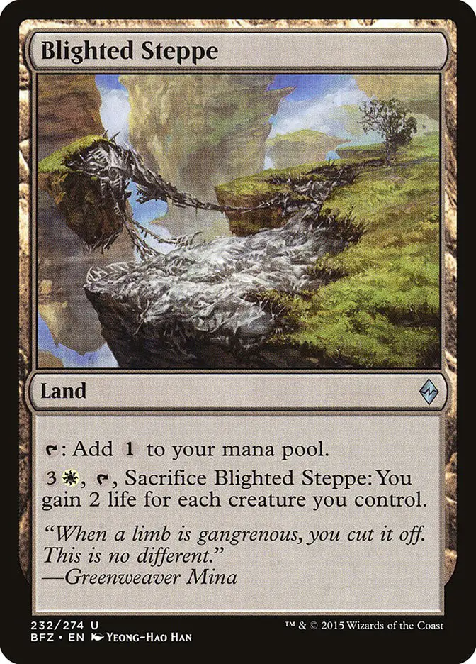 Blighted Steppe (Battle for Zendikar)