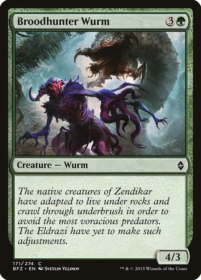Broodhunter Wurm (Battle for Zendikar)