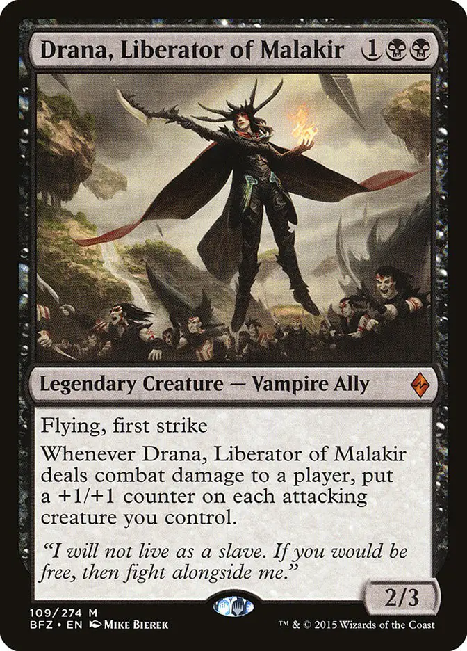 Drana  Liberator of Malakir (Battle for Zendikar)
