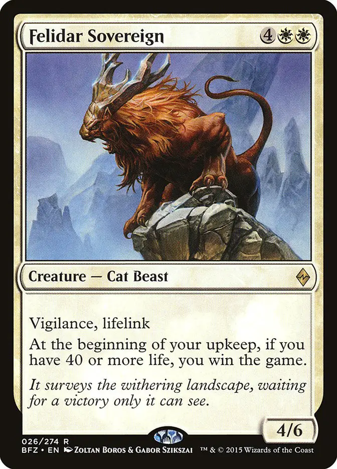 Felidar Sovereign (Battle for Zendikar)