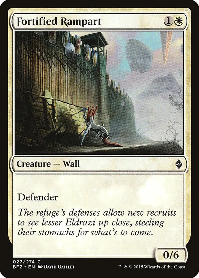 Fortified Rampart (Battle for Zendikar)