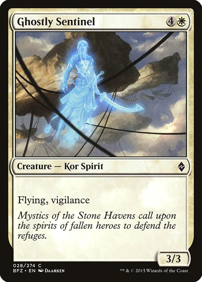 Ghostly Sentinel (Battle for Zendikar)