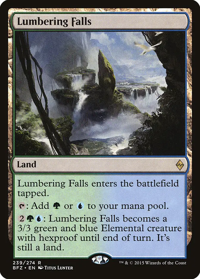Lumbering Falls (Battle for Zendikar)
