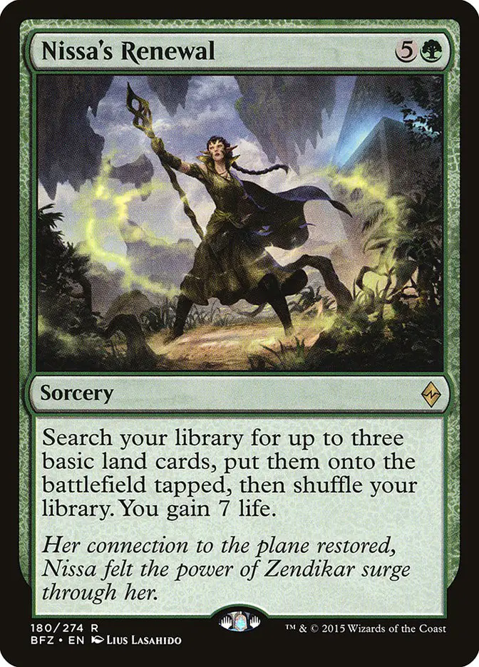 Nissa s Renewal (Battle for Zendikar)