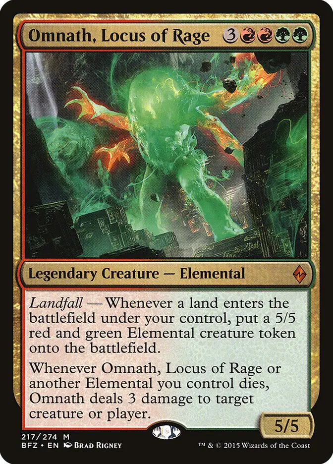 Omnath  Locus of Rage (Battle for Zendikar)