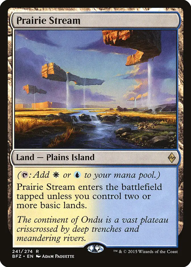 Prairie Stream (Battle for Zendikar)