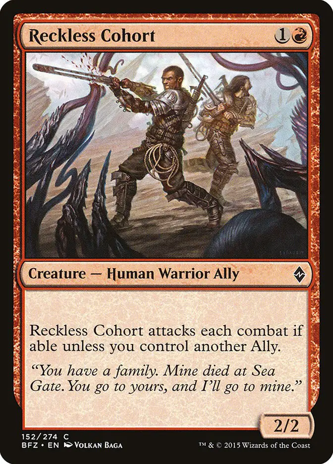 Reckless Cohort (Battle for Zendikar)