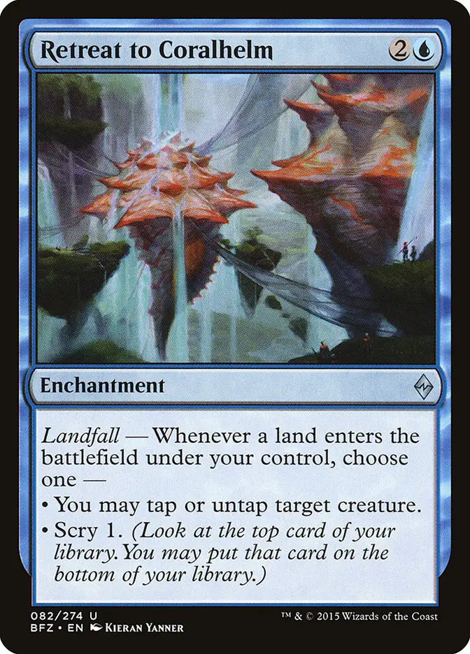Retreat to Coralhelm (Battle for Zendikar)