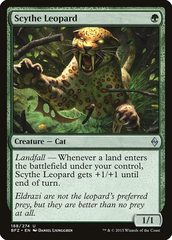 Scythe Leopard (Battle for Zendikar)