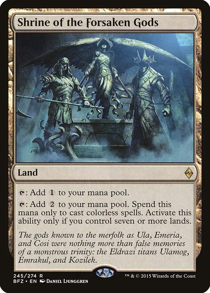 Shrine of the Forsaken Gods (Battle for Zendikar)
