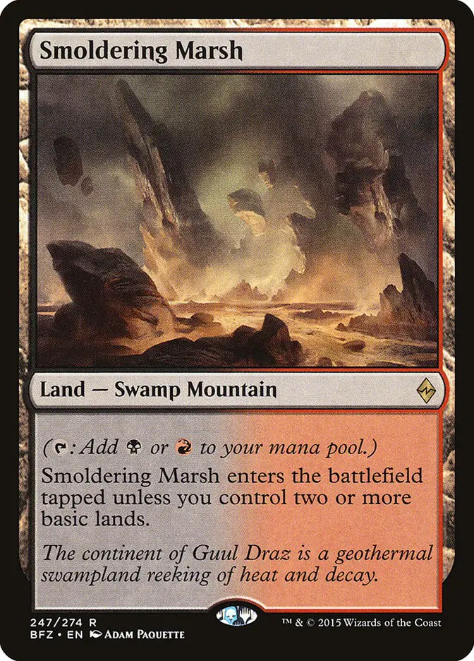 Smoldering Marsh (Battle for Zendikar)