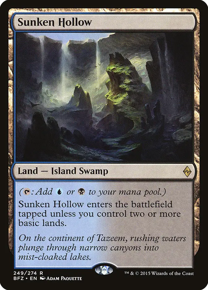 Sunken Hollow (Battle for Zendikar)