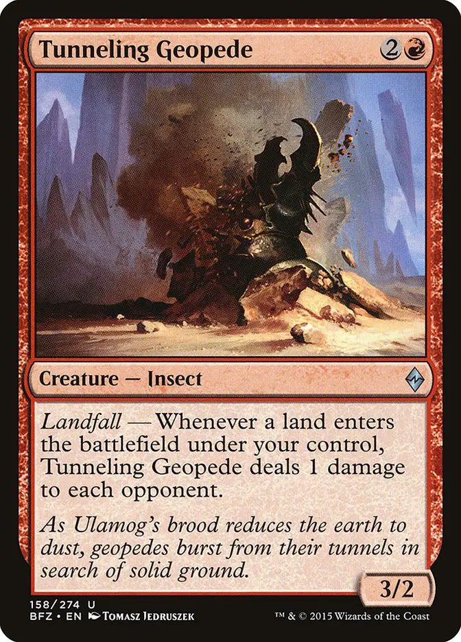 Tunneling Geopede (Battle for Zendikar)