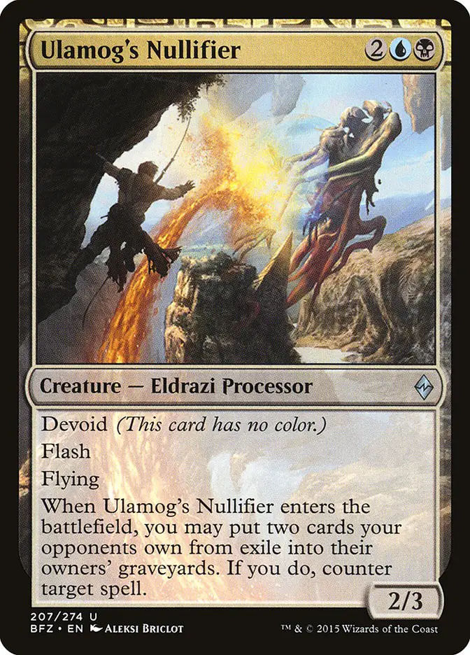 Ulamog s Nullifier (Battle for Zendikar)