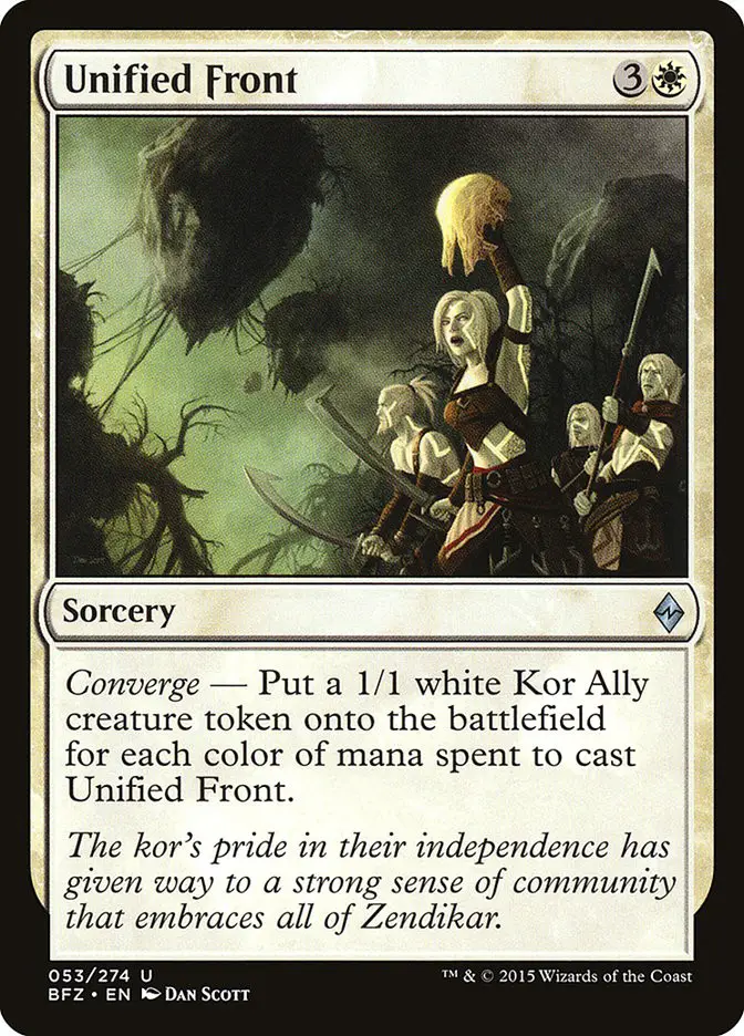 Unified Front (Battle for Zendikar)