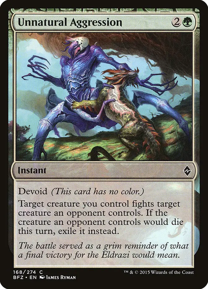Unnatural Aggression (Battle for Zendikar)