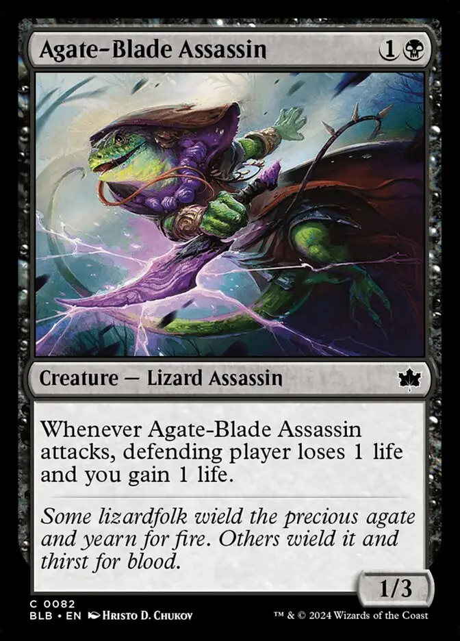 Agate Blade Assassin (Bloomburrow)