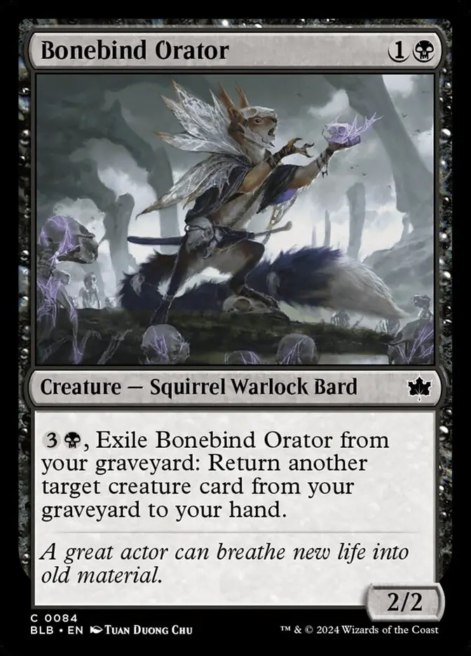 Bonebind Orator (Bloomburrow)