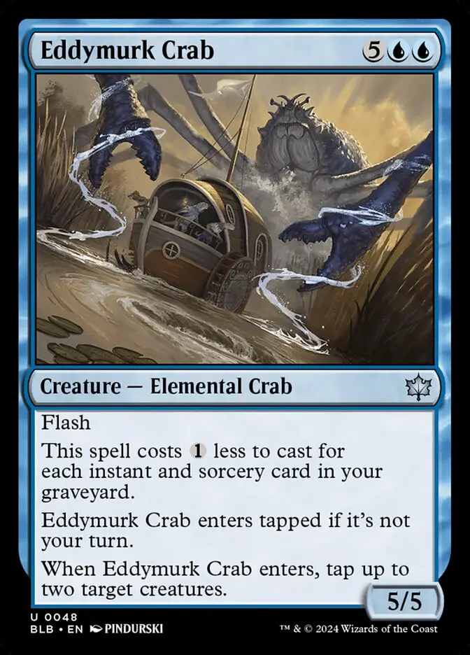 Eddymurk Crab (Bloomburrow)