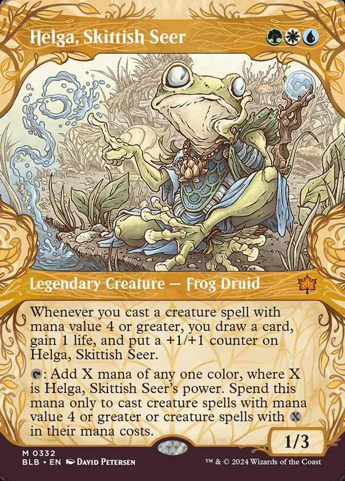 Helga  Skittish Seer (Bloomburrow)
