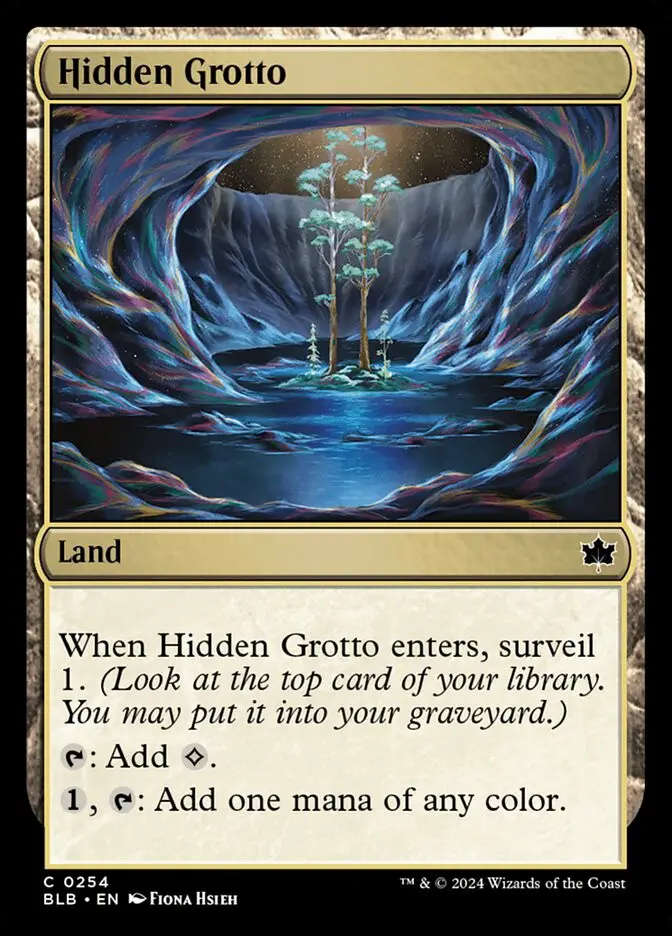 Hidden Grotto (Bloomburrow)