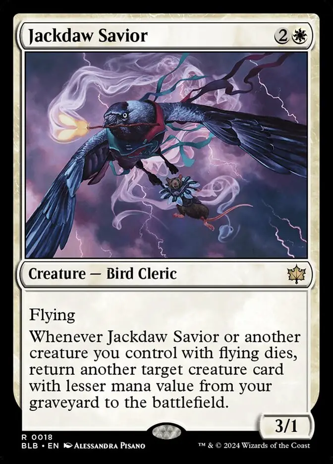 Jackdaw Savior (Bloomburrow)