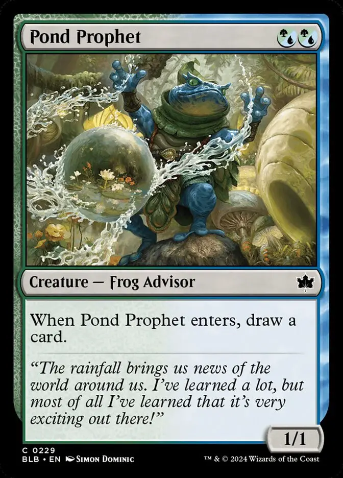 Pond Prophet (Bloomburrow)