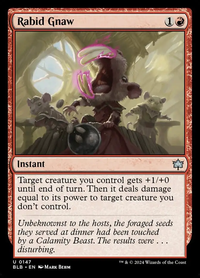 Rabid Gnaw (Bloomburrow)