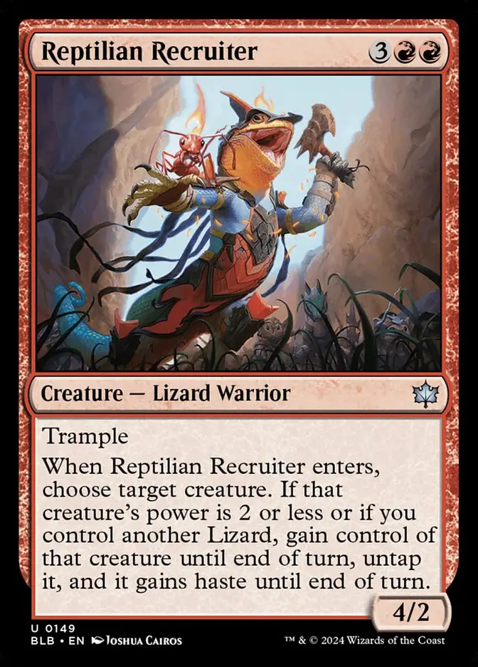 Reptilian Recruiter (Bloomburrow)