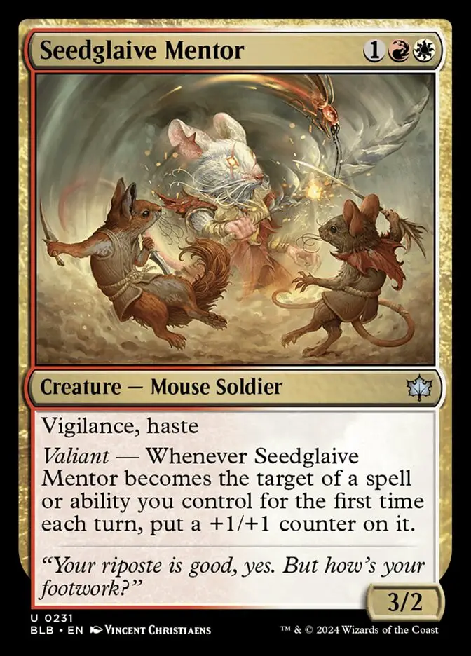 Seedglaive Mentor (Bloomburrow)