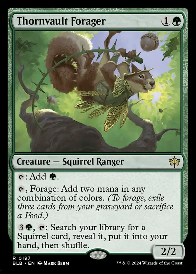 Thornvault Forager (Bloomburrow)