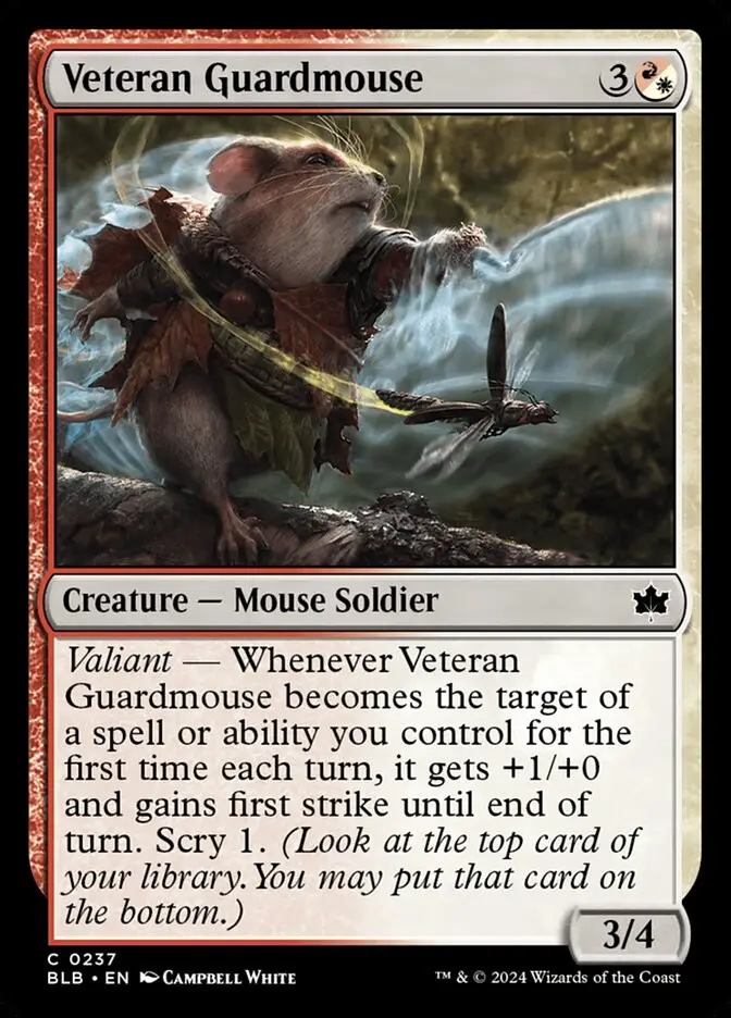 Veteran Guardmouse (Bloomburrow)