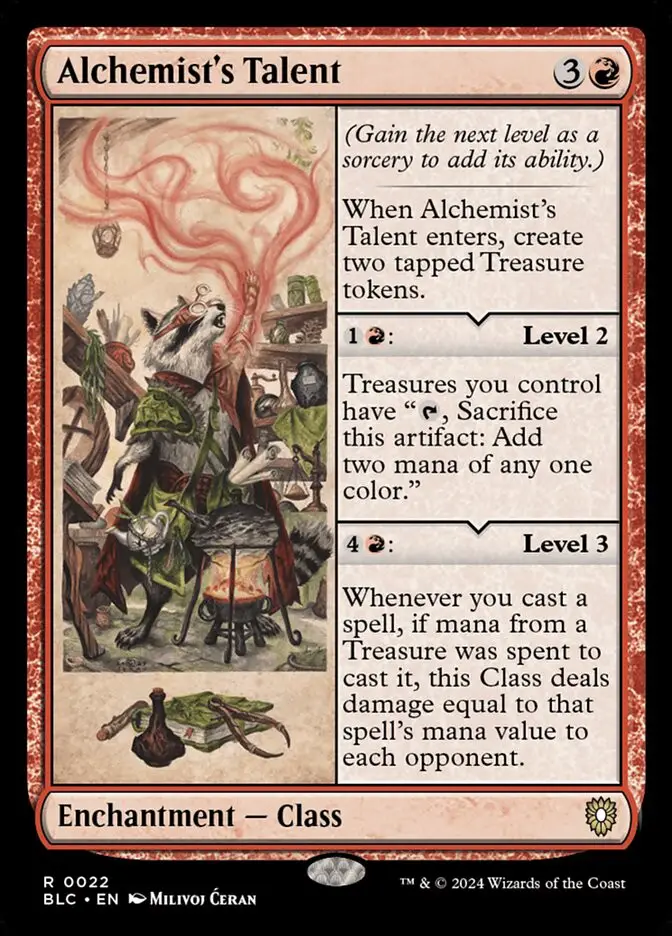 Alchemist s Talent (Bloomburrow Commander)