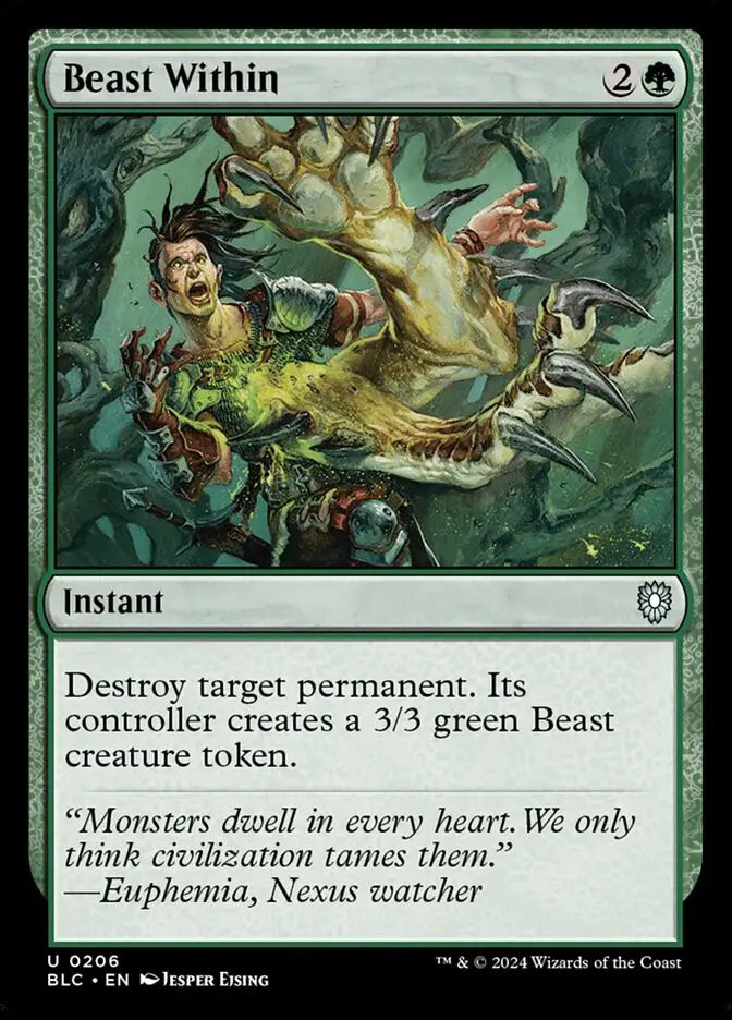 Beast Within (Bloomburrow Commander)