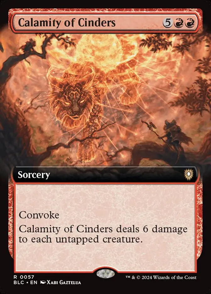 Calamity of Cinders (Bloomburrow Commander)