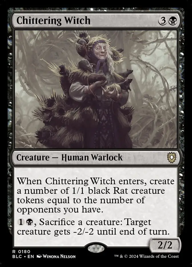 Chittering Witch (Bloomburrow Commander)