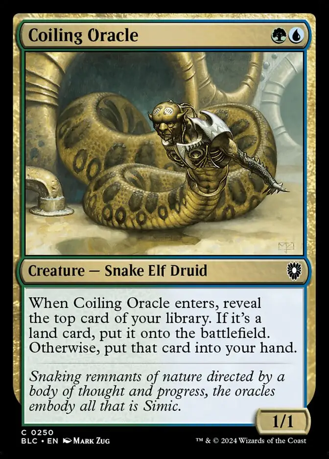 Coiling Oracle (Bloomburrow Commander)