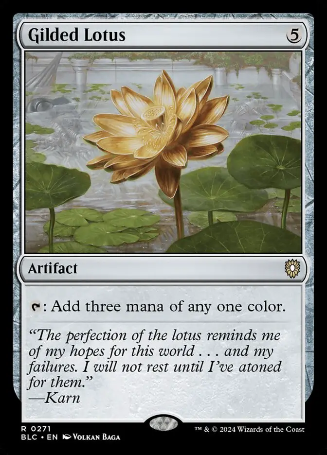 Gilded Lotus (Bloomburrow Commander)