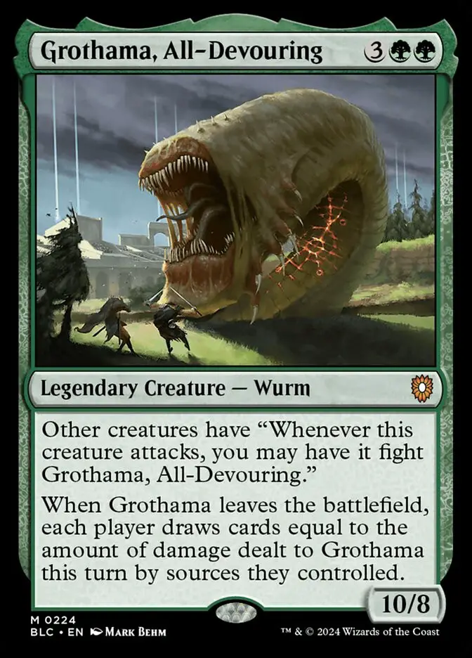 Grothama  All Devouring (Bloomburrow Commander)