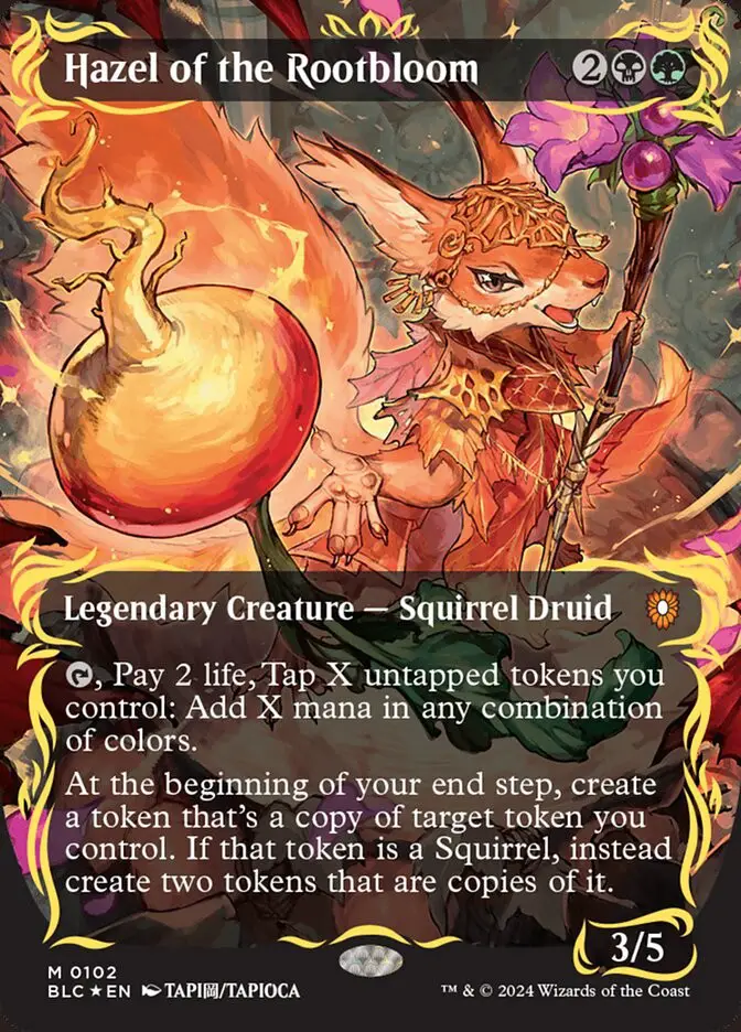 Hazel of the Rootbloom (Bloomburrow Commander)